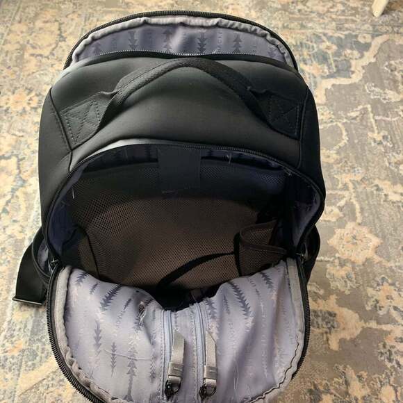 Thacker Neoprene Backpack in Black main image 2